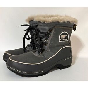 Sorel Tivoli II Boots Womens 9 Waterproof Winter Faux Fur Insulated Snow No Wear